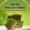 maxi limpiopapaya soap Kojic acid Soap Turmeric Handmade Soap Papaya Soap Bath Soap Face Soap details Picture